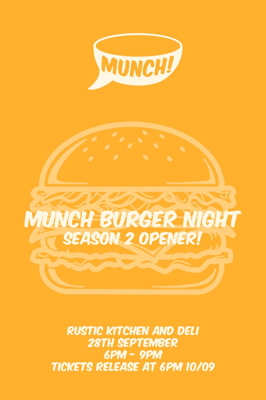 MUNCH BURGER NIGHT 🍔🍔 ~ SEASON 2 OPENER!